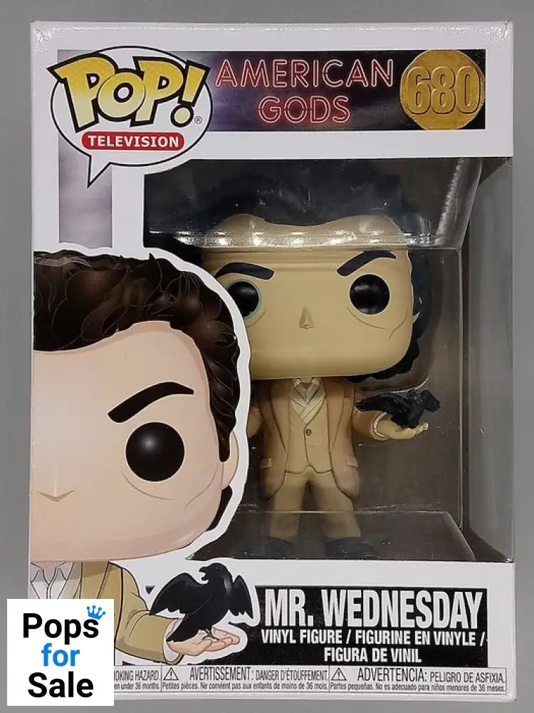 680 Mr. Wednesday - American Gods - Funko POP - Box Damaged