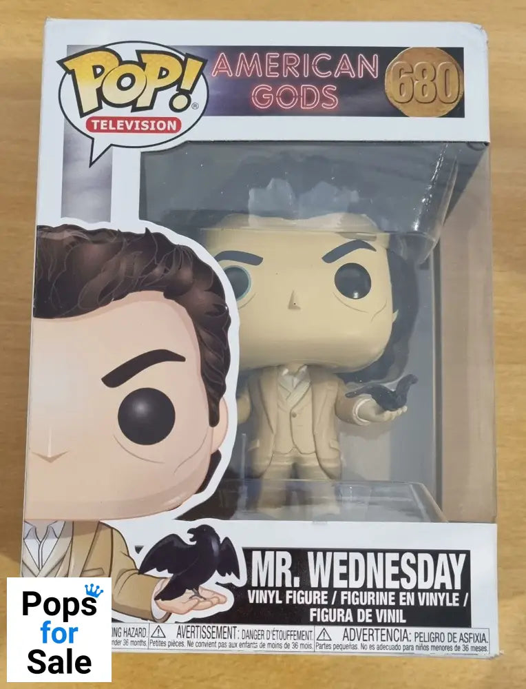 680 Mr. Wednesday - American Gods - Funko POP - Box Damaged