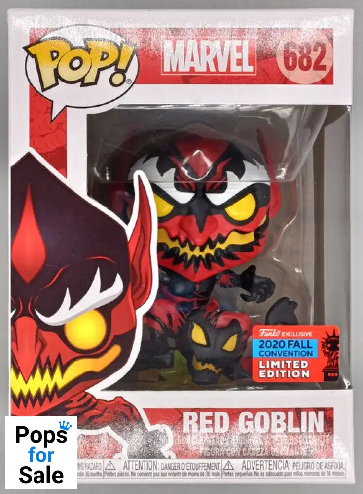 #682 Red Goblin - Marvel - 2020 Con - DBox Damaged Funko POP