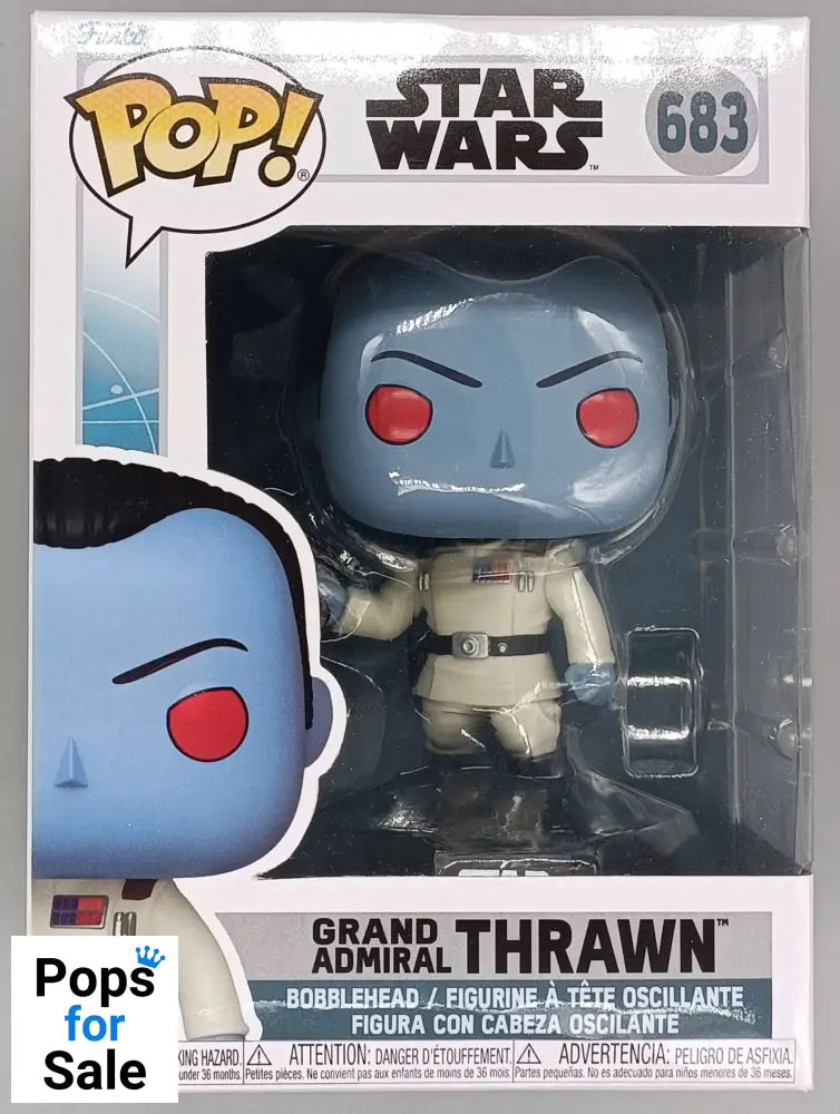 683 Grand Admiral Thrawn - Star Wars Ahsoka Funko POP - Box Damaged