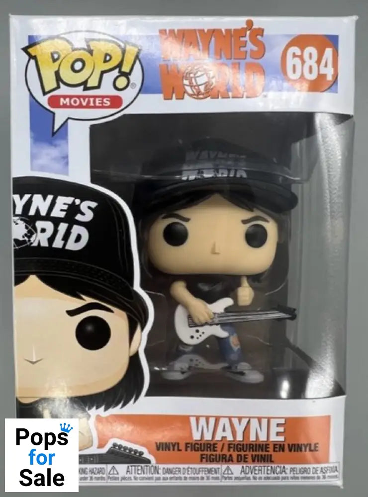 #684 Wayne - Wayne's World - Box Damaged Funko POP