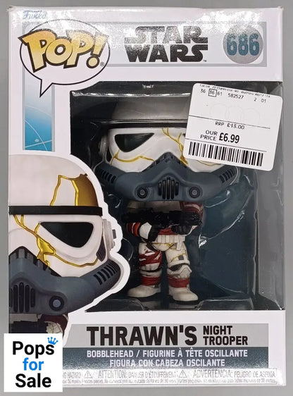 686 Thrawn's Night Trooper -  Star Wars Ahsoka - Funko POP - Box Damaged
