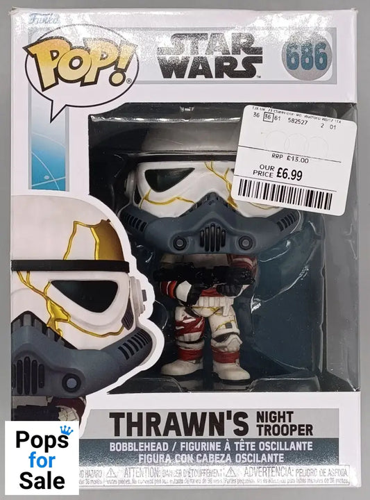 686 Thrawn's Night Trooper -  Star Wars Ahsoka - Funko POP - Box Damaged