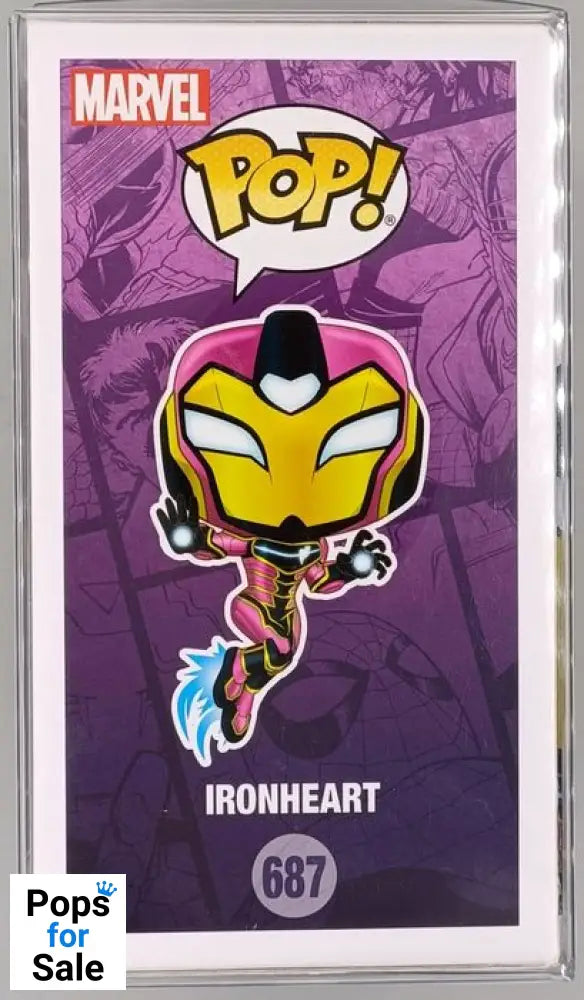 687 Ironheart - Glow Chase Edition - Marvel Funko POP