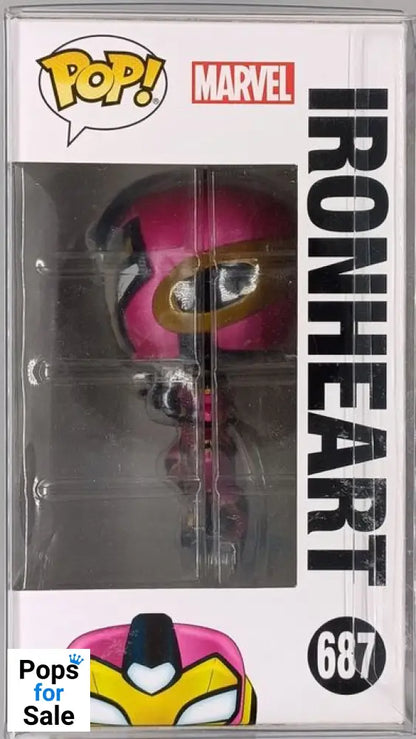 687 Ironheart - Glow Chase Edition - Marvel Funko POP