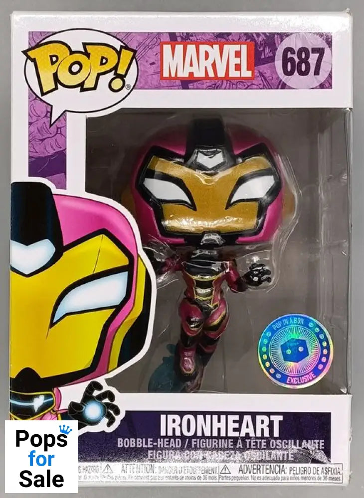 #687 Ironheart - Marvel - Box Damaged Funko POP