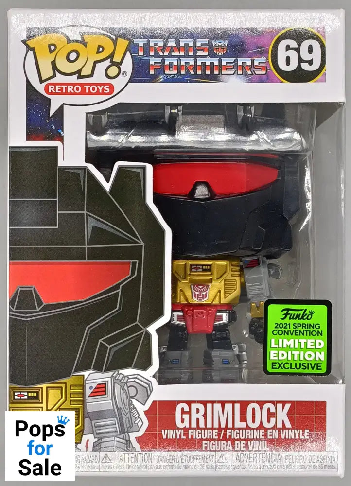 #69 Grimlock - Transformers - 2021 Con Funko POP