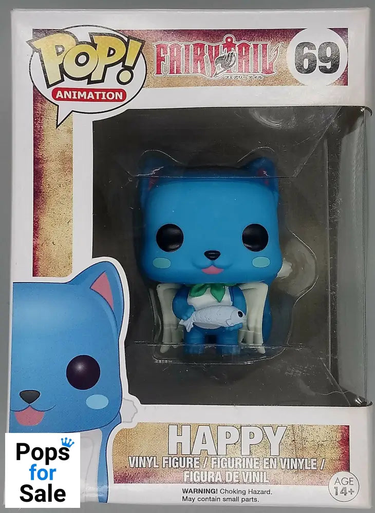 #69 Happy - Fairy Tail - Box Damaged Funko POP