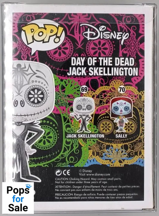 69 Jack Skellington (Day of the Dead) Disney TNBC Funko POP