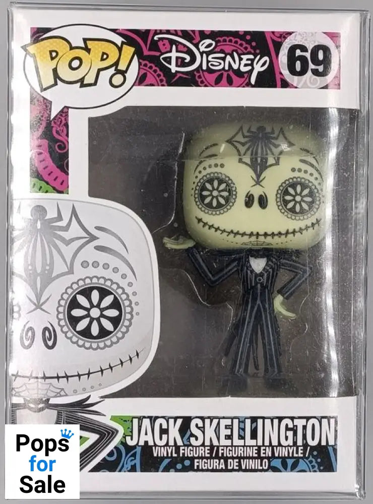 69 Jack Skellington (Day of the Dead) Disney TNBC Funko POP