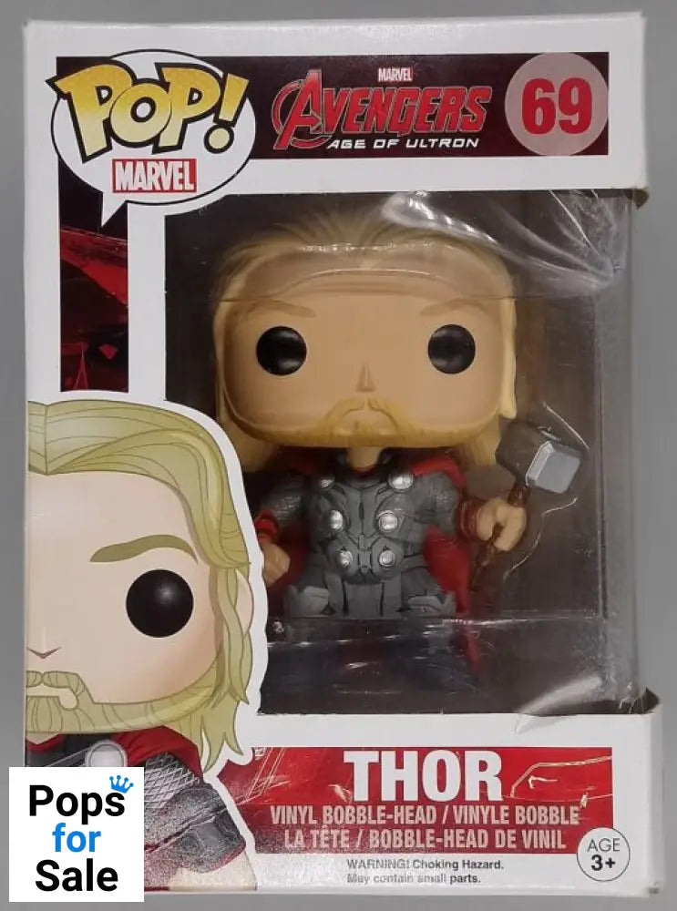 #69 Thor - Marvel Avengers Age Of Ultron - Box Damaged Funko POP