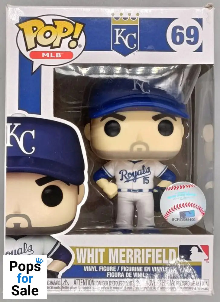 #69 Whit Merrifield - MLB Baseball Kansas City Royals Box Damaged Funko POP