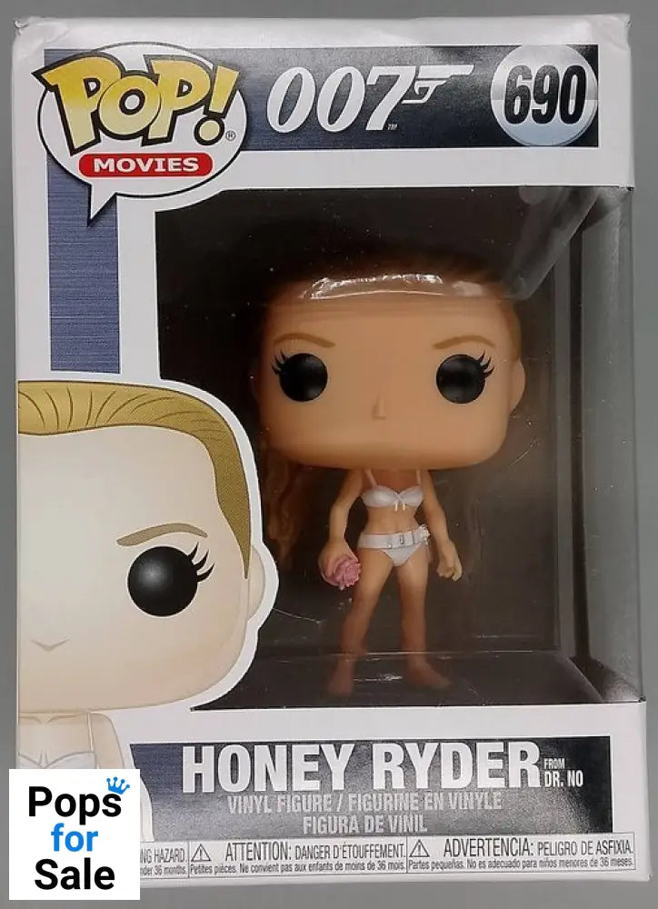 #690 Honey Ryder (from Dr. No) - James Bond - Box Damaged Funko POP