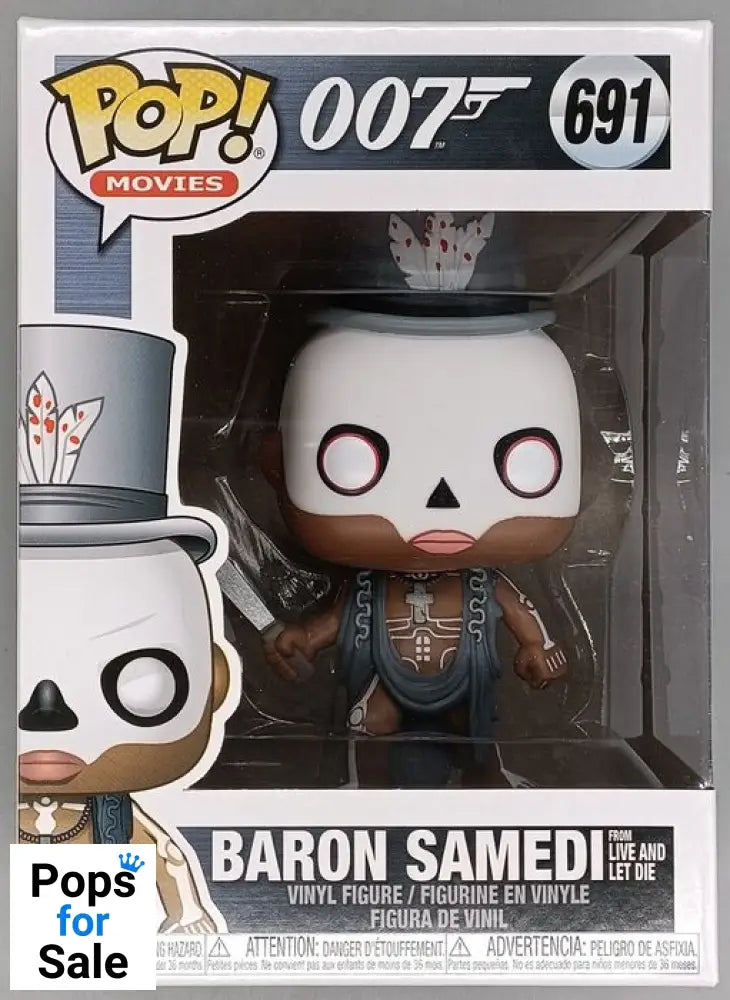 #691 Baron Samedi (from Live and Let Die) James Bond Funko POP