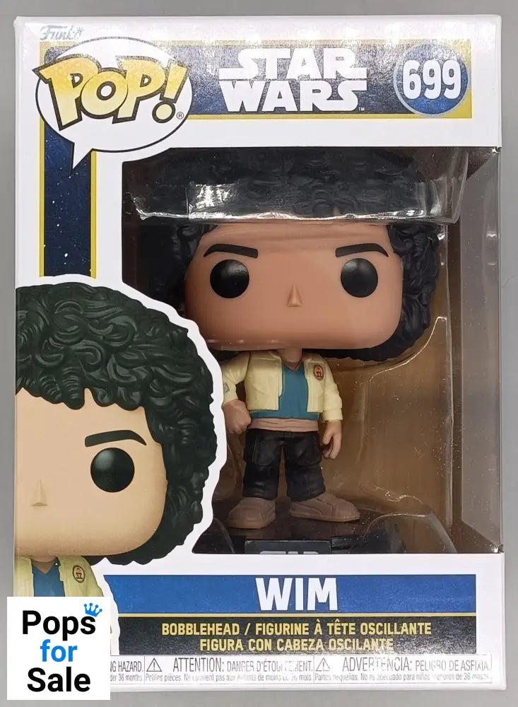 699 Wim - Star Wars: Skeleton Crew Funko POP - Box Damaged