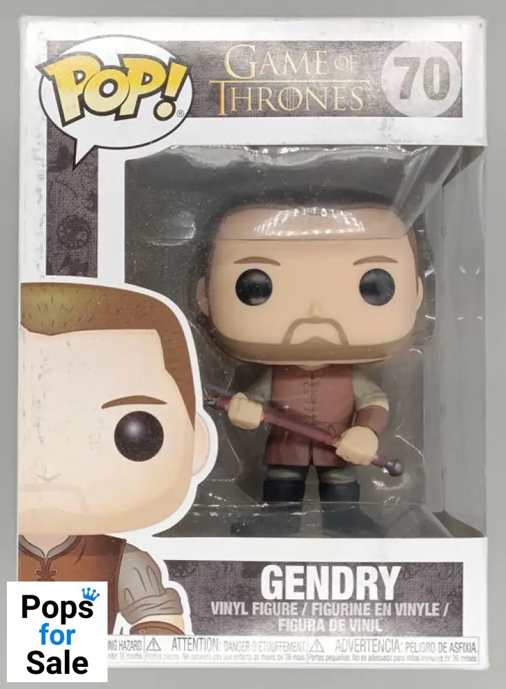 70 Gendry - Game of Thrones Funko POP - Box Damaged