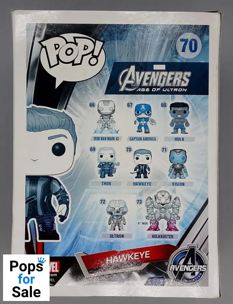 #70 Hawkeye - Marvel Avengers Age of Ultron - Box Damaged Funko POP