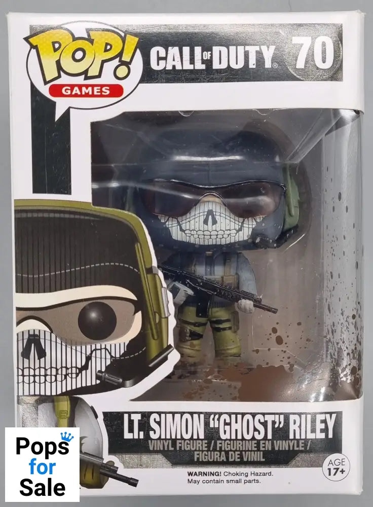 70 Lt. Simon Ghost Riley (Muddy) - Call of Duty Funko POP