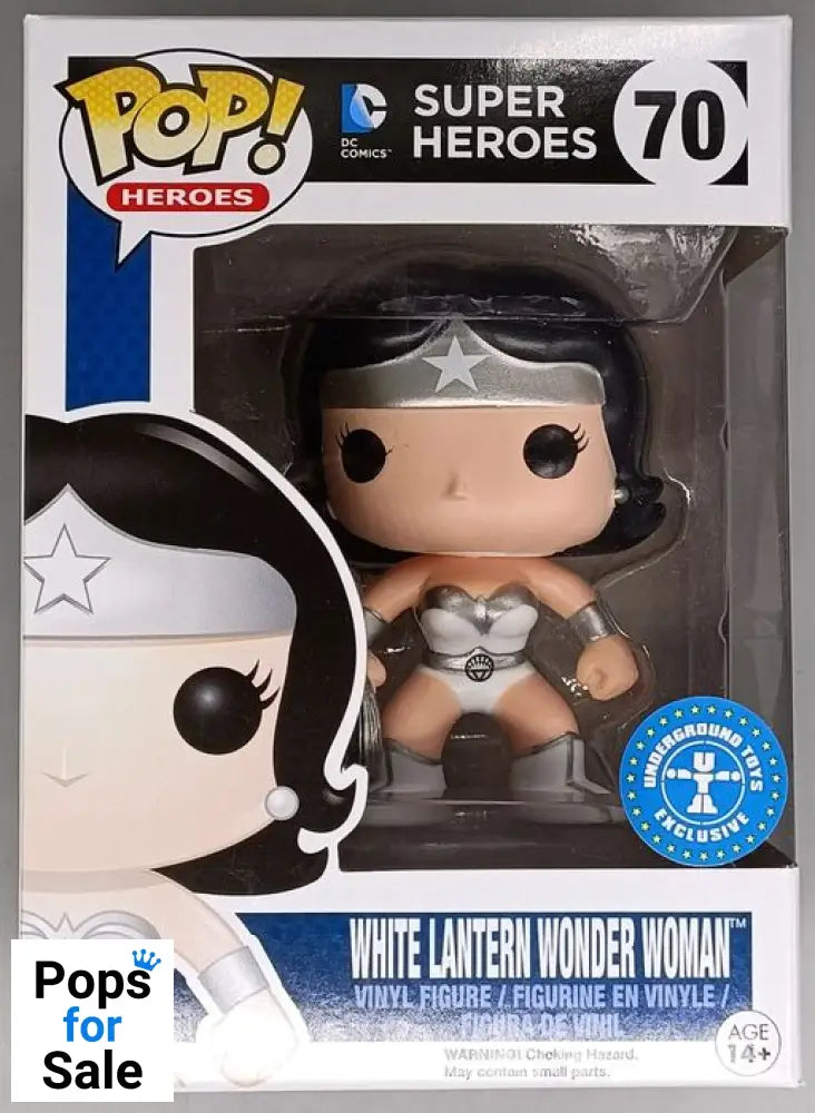 #70 White Lantern: Wonder Woman - DC Super Heroes Funko POP