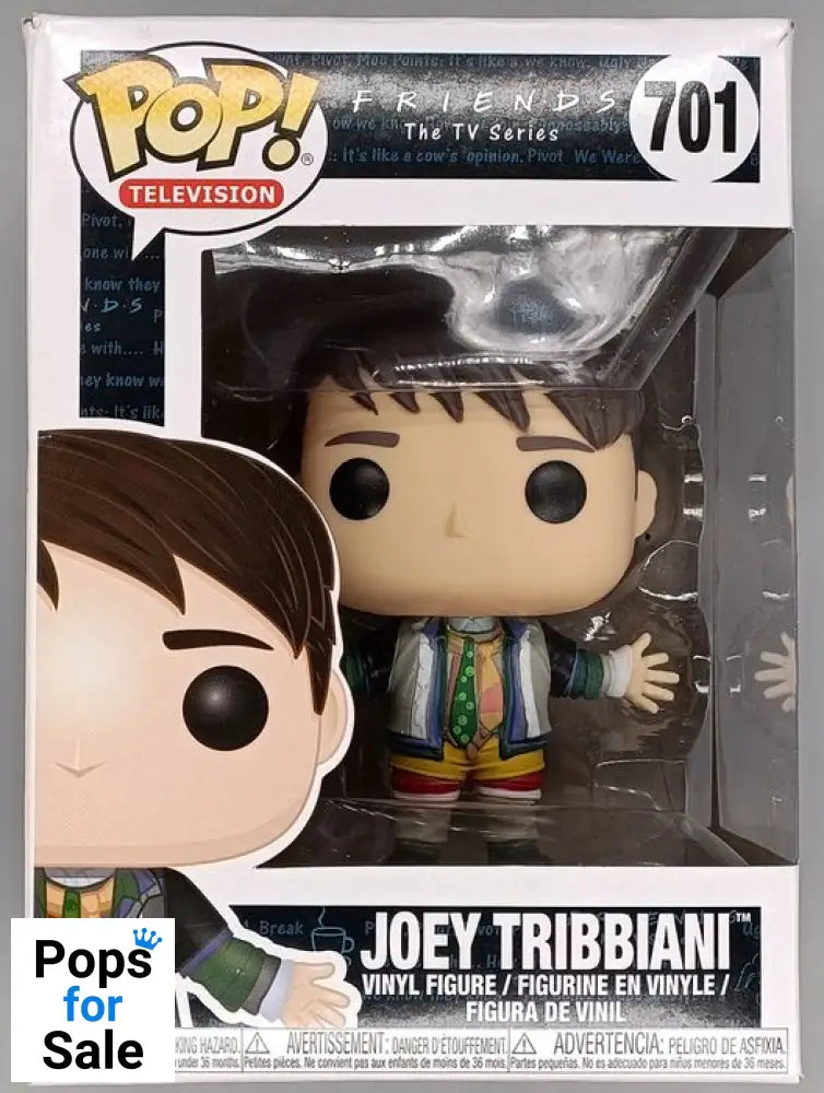 701 Joey Tribbiani (Chandler's Clothes) Friends Funko POP - Box Damaged