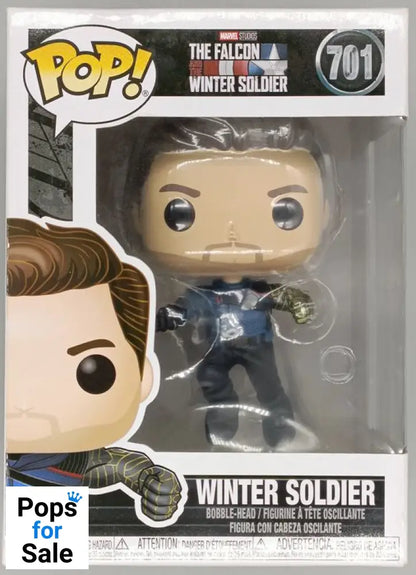 701 Winter Soldier Marvel The Falcon and The Winter Soldier Box Damaged Funko POP