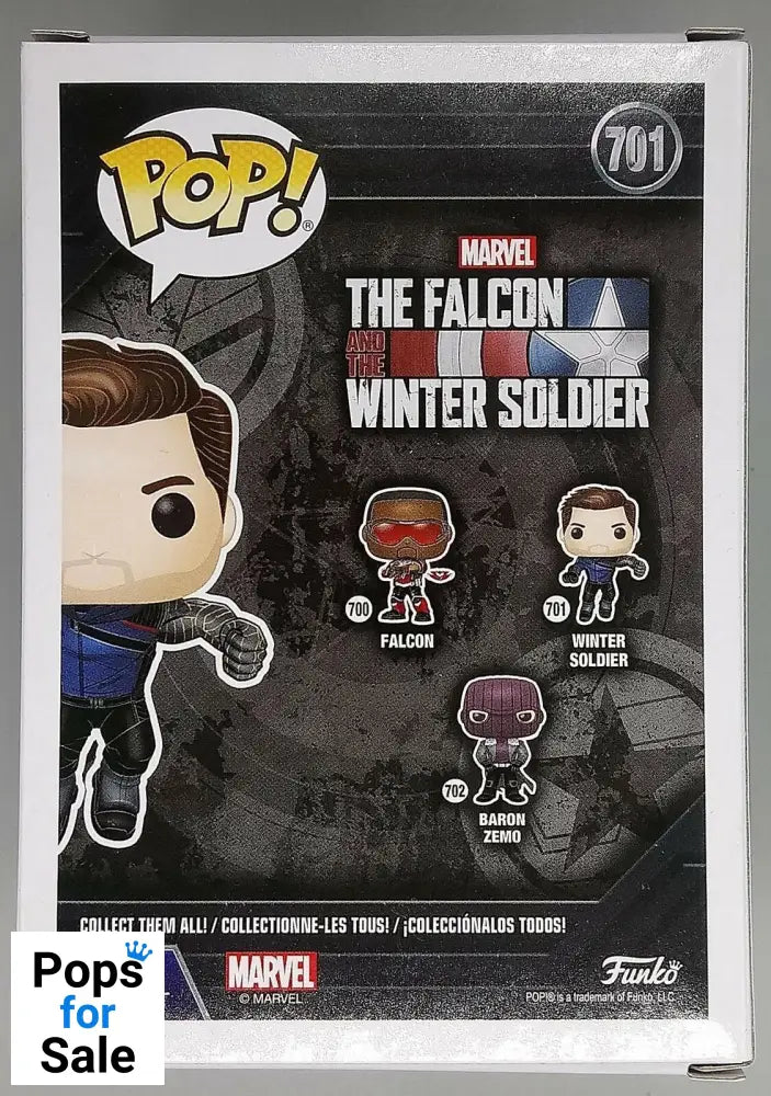 #701 Winter Soldier Marvel The Falcon and The Winter Soldier Funko POP