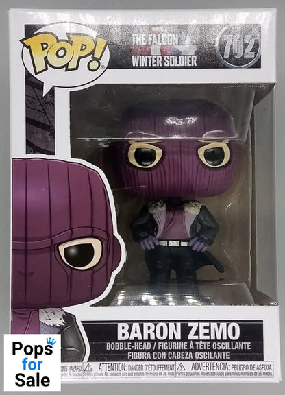 702 Baron Zemo - Marvel The Falcon And The Winter soldier Funko POP - Box Damaged