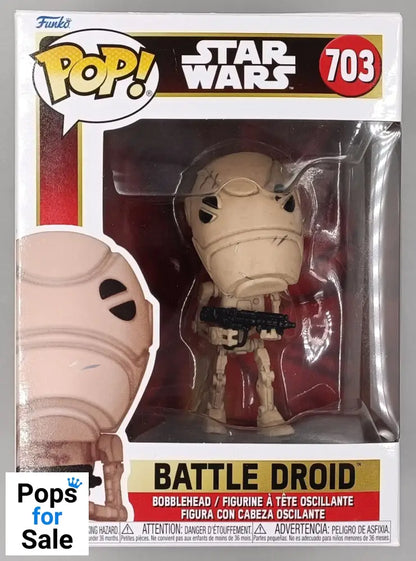 703 Battle Droid - Star Wars The Phantom Menace - Funko POP - Box Damaged