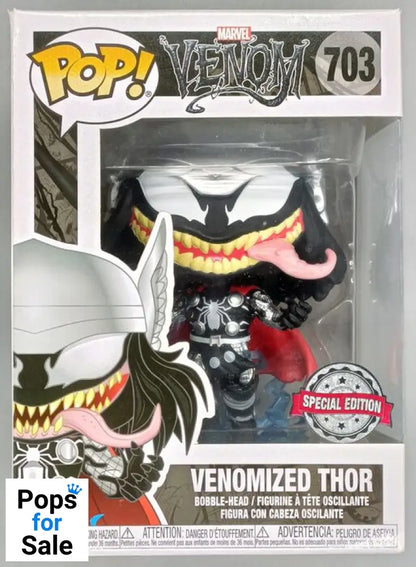 #703 Venomized Thor - Marvel Venom -Box Damaged Funko POP