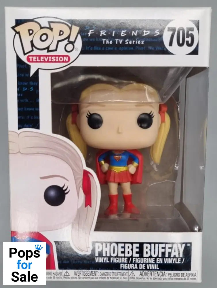 #705 Phoebe Buffay (Supergirl) - Friends Funko POP