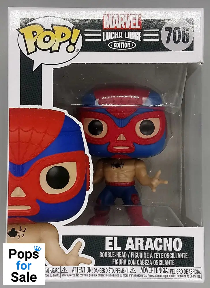 706 El Aracno (Spider-Man) - Marvel Luchadores Funko POP