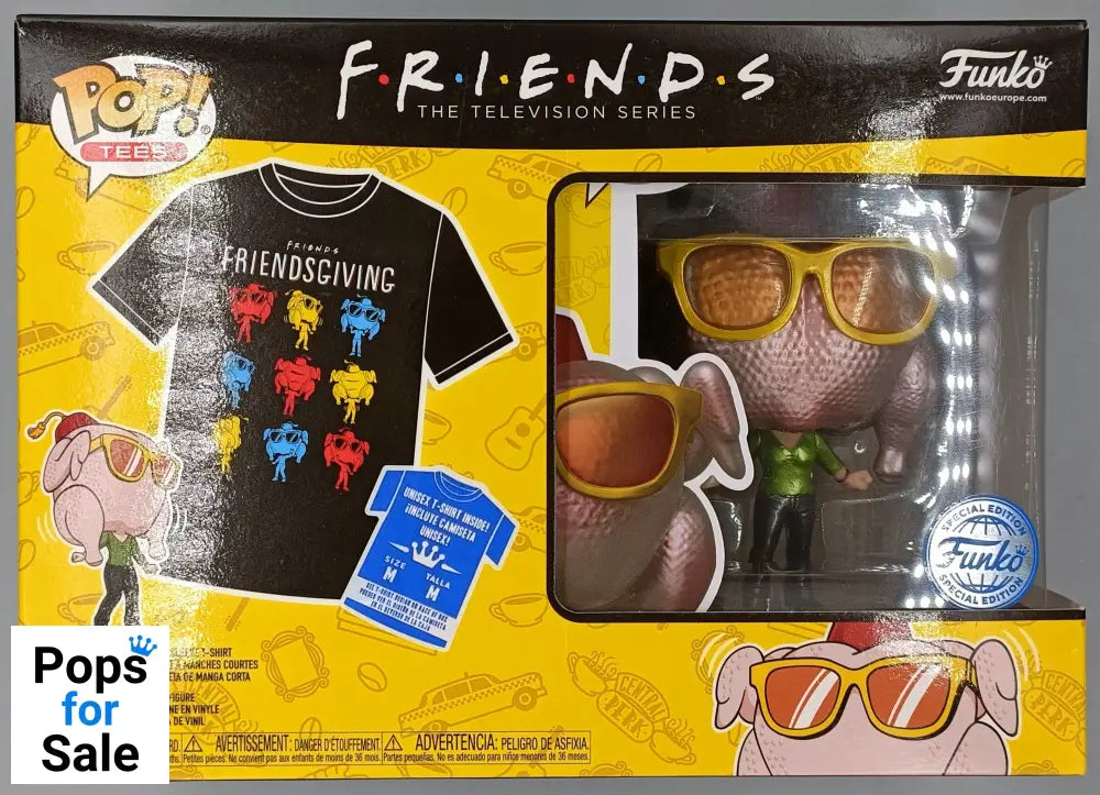 #706 Monica Geller (Turkey) Metallic Friends w/ T-Shirt (M) Funko POP NEW & SEALED