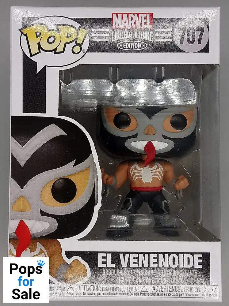 #707 El Venenoide (Venom) - Marvel Luchadores Funko POP