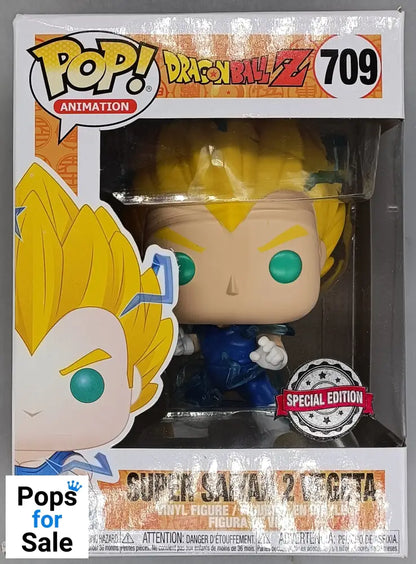 #709 Super Saiyan 2 Vegeta  Dragon Ball Z - Box Damaged Funko POP