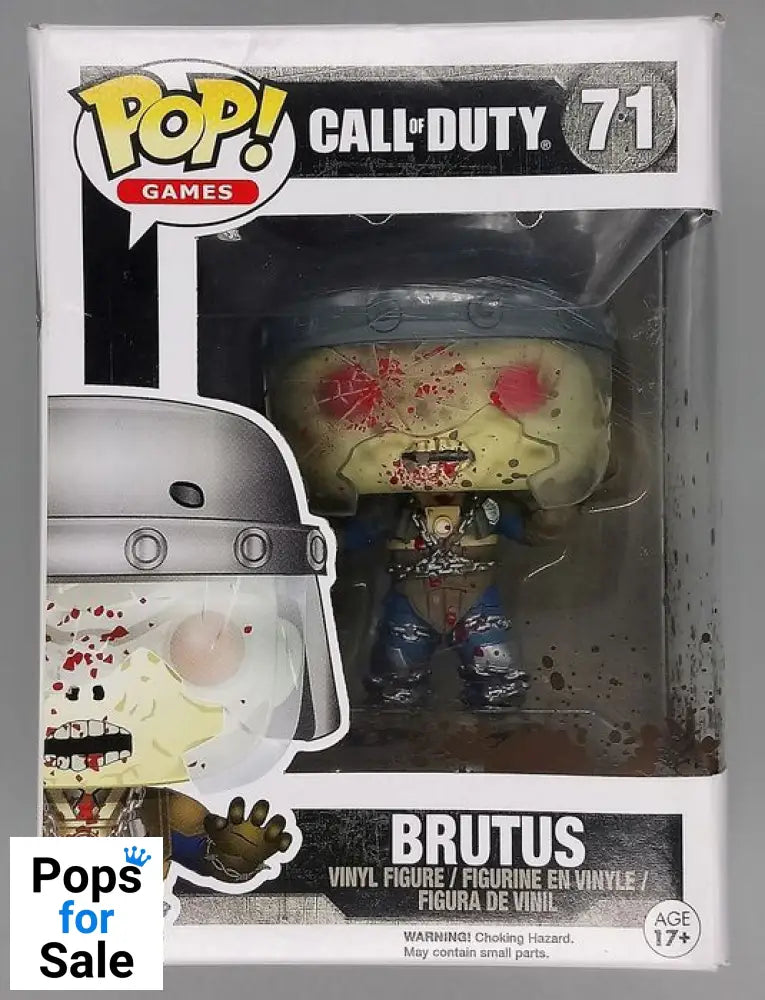 #71 Brutus (Muddy) - Call of Duty - Box Damaged Funko POP