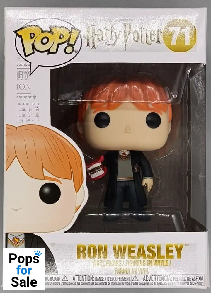 #71 Ron Weasley (w/ Howler) - Harry Potter - Box Damaged Funko POP