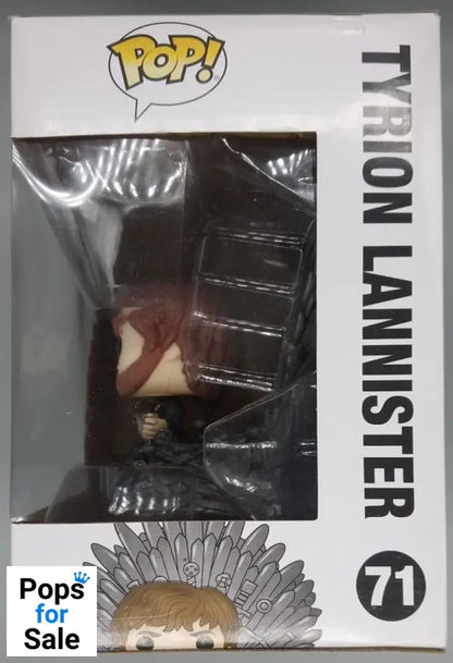 71 Tyrion Lannister (on Iron Throne) Deluxe Game of Thrones Funko POP - Box Damaged