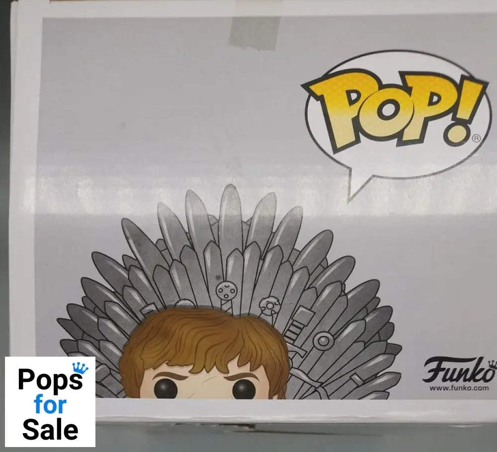 71 Tyrion Lannister (on Iron Throne) Deluxe Game of Thrones Funko POP - Box Damaged