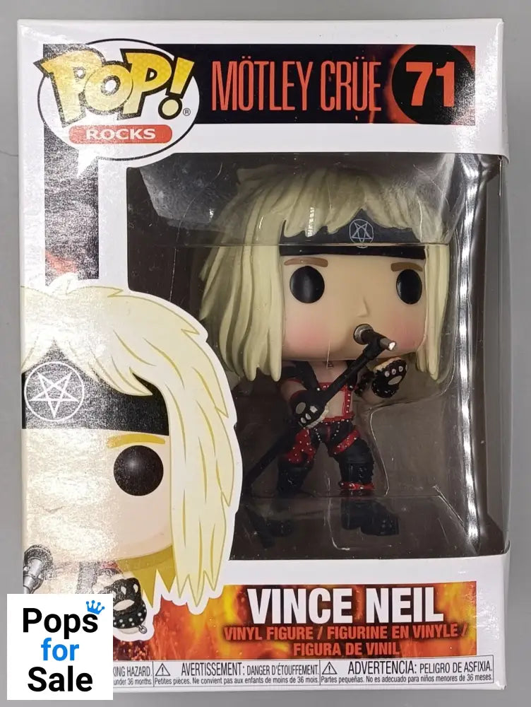 71 Vince Neil - Motley Crue - Rocks Funko POP