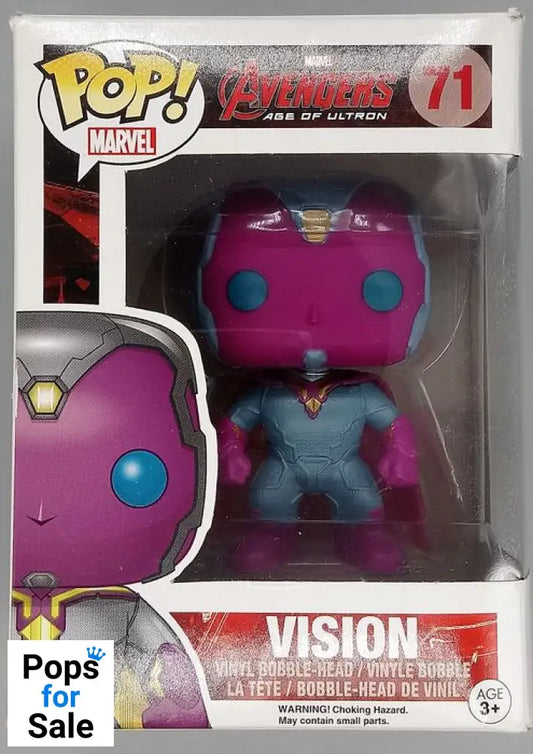 #71 Vision - Marvel Avengers Age Of Ultron - Box Damaged Funko POP