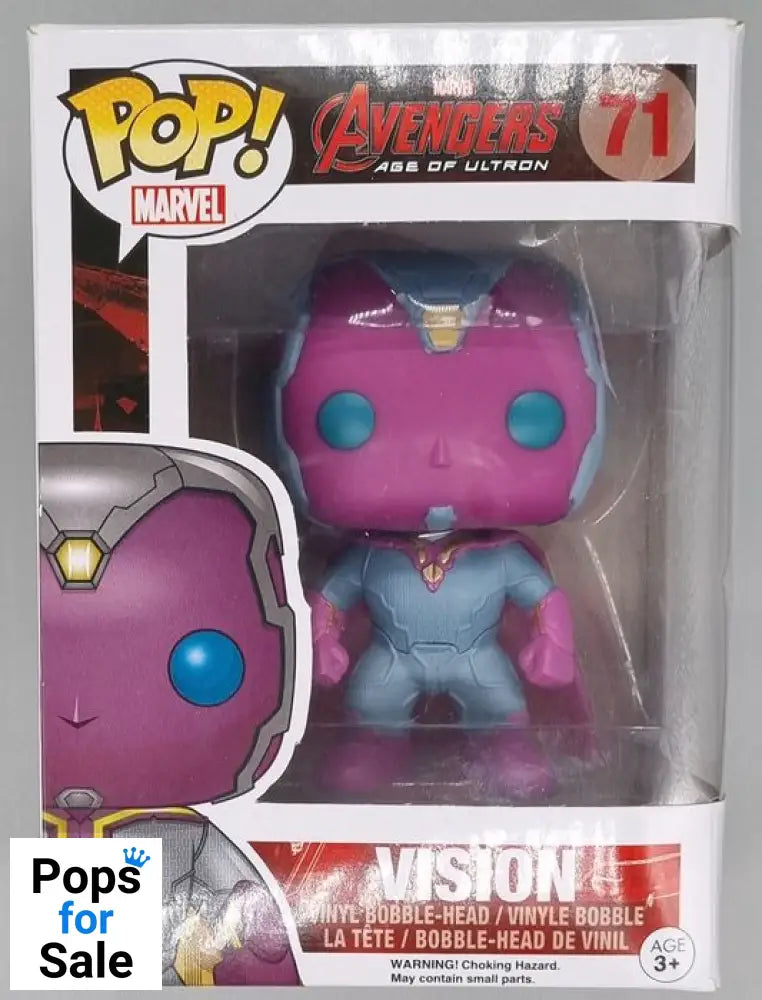 71 Vision - Marvel Avengers Age Of Ultron Funko POP