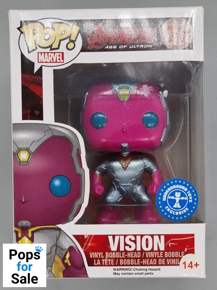 71 Vision - Metallic - Marvel Avengers Age of Ultron Funko POP