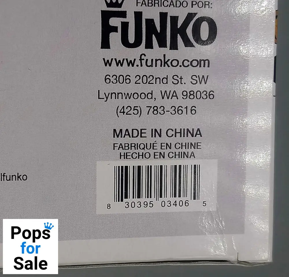 71 Zero - Disney The Nightmare Before Christmas Funko POP - Box Damaged