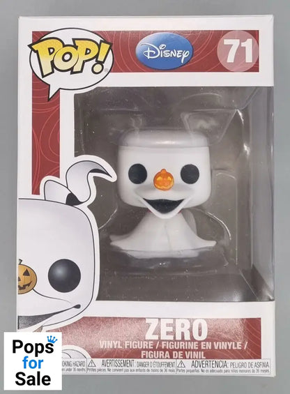 71 Zero - Disney The Nightmare Before Christmas Funko POP - Box Damaged