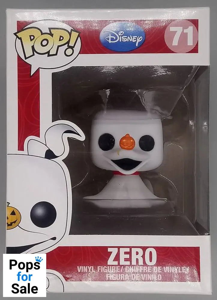 71 Zero - Disney The Nightmare Before Christmas Funko POP - Box Damaged