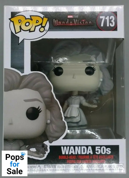 713 50s Wanda - B&W - Marvel Wandavision Funko POP