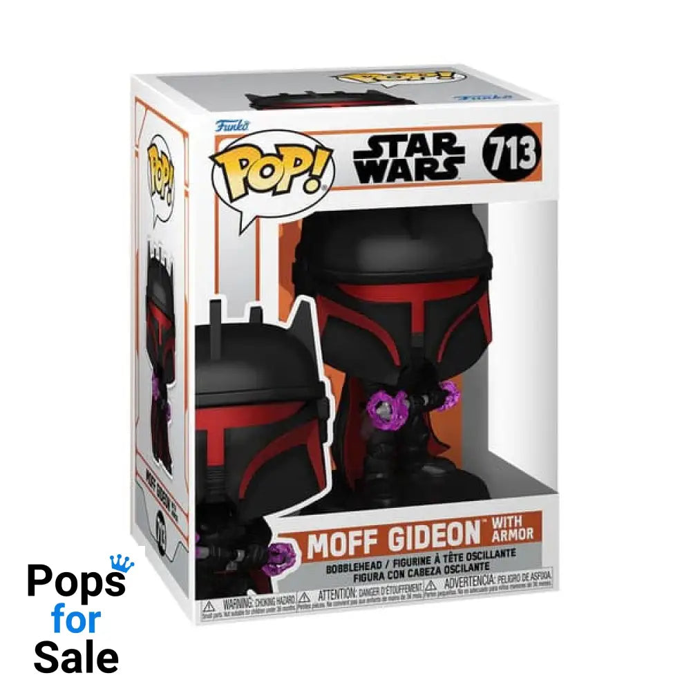 713 Moff Gideon With Armor - Star Wars: The Mandalorian Funko Pop Preorder