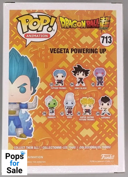 #713 Vegeta (Powering Up) - Glow - Dragon Ball Funko POP