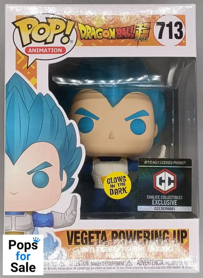 #713 Vegeta (Powering Up) - Glow - Dragon Ball Funko POP