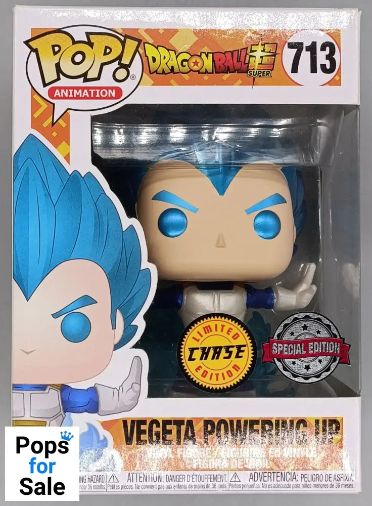 713 Vegeta (Powering Up) Metallic Chase - Dragon Ball Z Funko POP